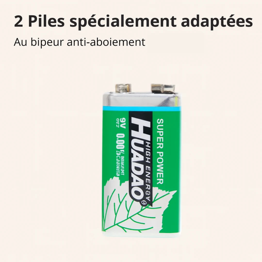 Lot de 2 Piles Adaptées au Bipeur Anti-Traction – 9 Mois d’Autonomie Garantis